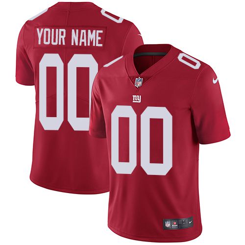 2019 NFL Youth Nike New York Giants Alternate Red Customized Vapor Untouchable Limited jersey->customized nfl jersey->Custom Jersey